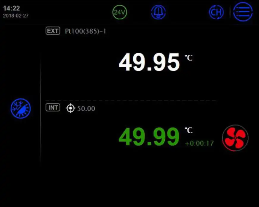 prt_test_display-ejs-Calibrador de pozo seco Additel 875