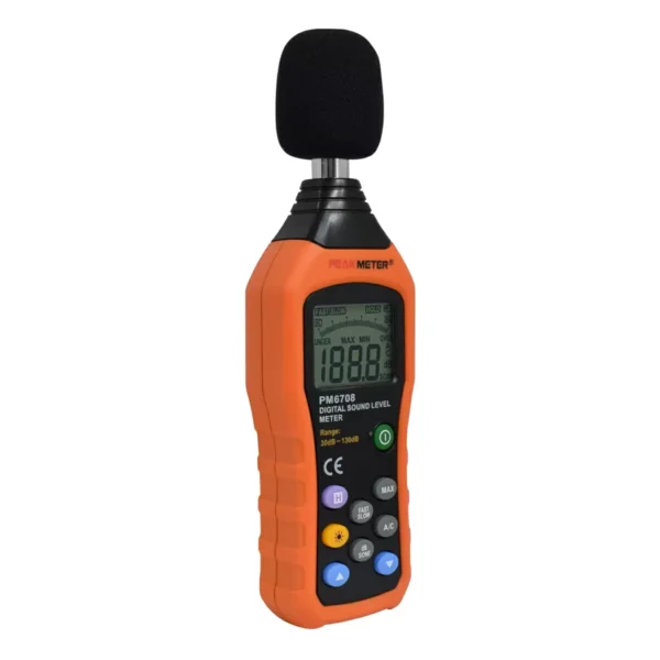 Sonómetro PEAKMETER PM6708-certimet-06