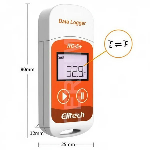 2-Data Logger de Temperatura USB ELITECH refrigeración, transporte de cadena de frío, laboratorios, RC-5+_CERTIMET 2-Data Logger de Temperatura USB ELITECH refrigeración, transporte de cadena de frío, laboratorios, RC-5+_CERTIMET