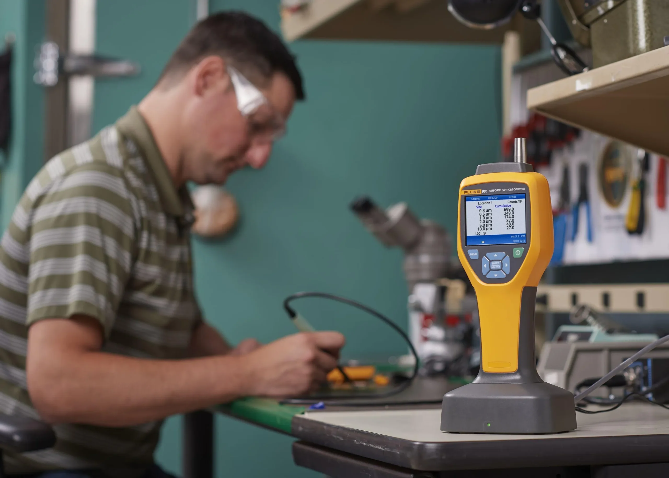 Fluke 985-Contadores de partículas para una industria más precisa y confiable_Contador de Particulas-peru-CERTIMET