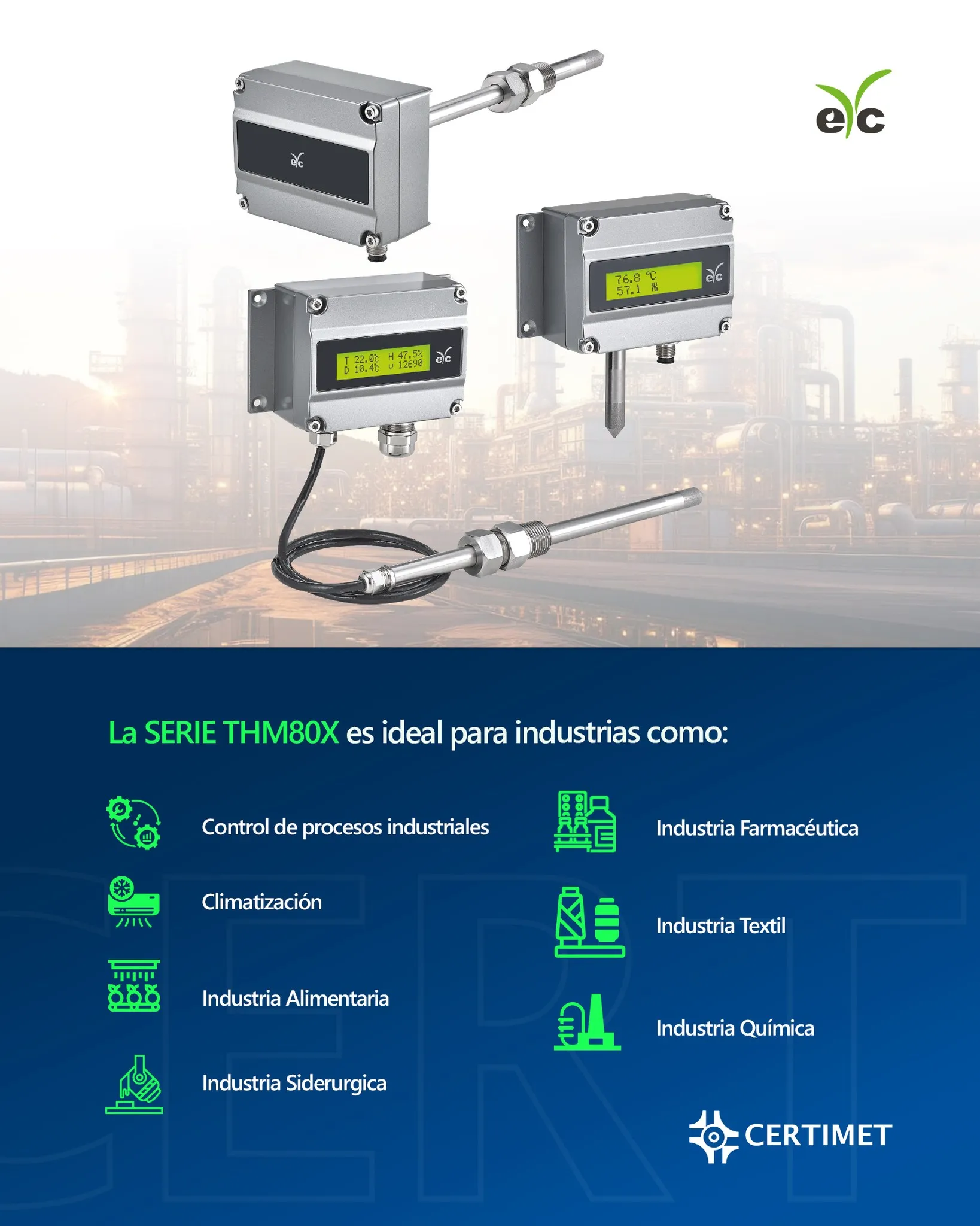 Transmisor de temperatura y humedad THM80X para Precisión y Eficiencia Industrial_Transmisor de temperatura y humedad THM80X-peru-CERTIMET Transmisor de temperatura y humedad THM80X para Precisión y Eficiencia Industrial_Transmisor de temperatura y humedad THM80X-peru-CERTIMET