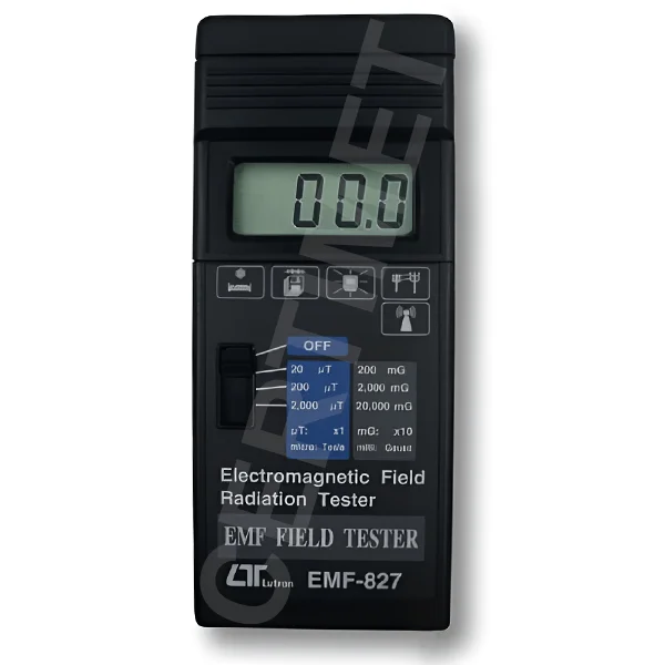 1-Medidor de campo electromagnetico, en mili gauss y micro tesla EMF-827_CERTIMET 1-Medidor de campo electromagnetico, en mili gauss y micro tesla EMF-827_CERTIMET