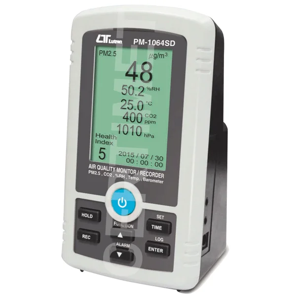 1-Medidor de partículas, CO2, humedad, temperatura y barómetro LUTRON PM-1064SD_CERTIMET 1-Medidor de partículas, CO2, humedad, temperatura y barómetro LUTRON PM-1064SD_CERTIMET