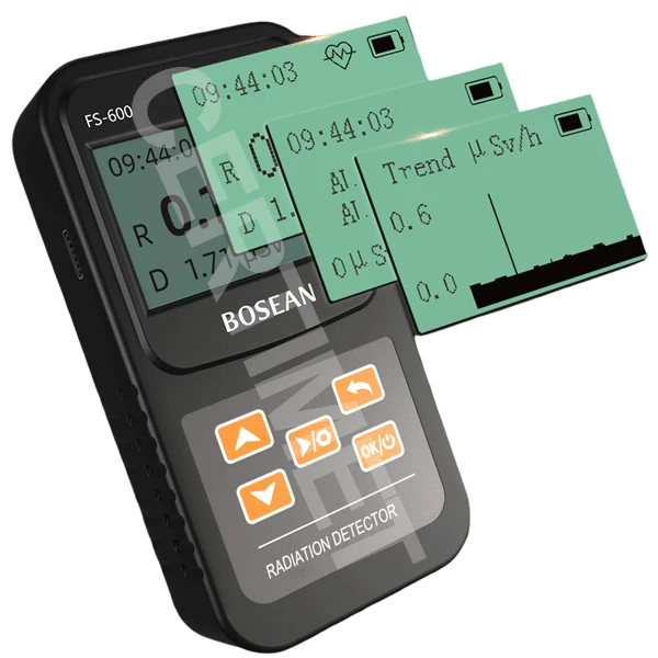 2-Detector de radiación nuclear, contador Geiger, dosímetro de radiación personal, para rayos Beta Gamma X- FS-600_CERTIMET 2-Detector de radiación nuclear, contador Geiger, dosímetro de radiación personal, para rayos Beta Gamma X- FS-600_CERTIMET