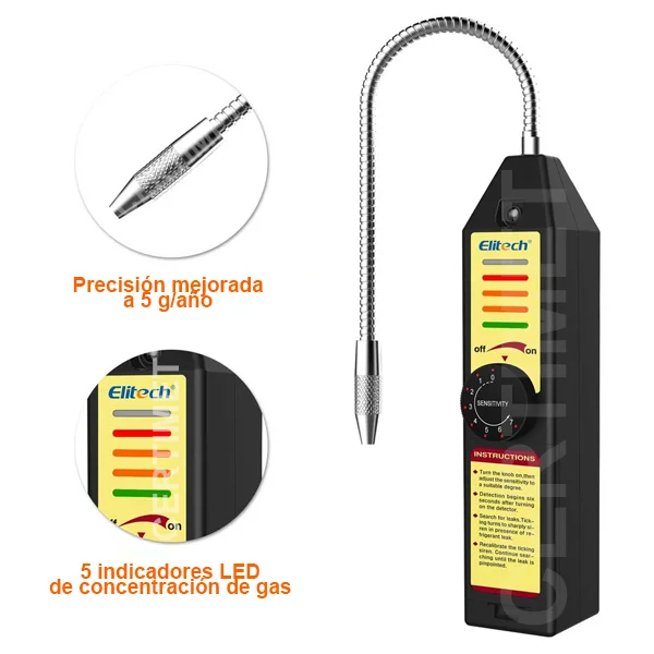 3-Detector de Fugas de Gas Refrigerantes halogenados, ELITECH WJL-6000S_CERTIMET 3-Detector de Fugas de Gas Refrigerantes halogenados, ELITECH WJL-6000S_CERTIMET