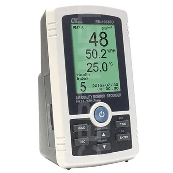 1-Contador de partículas PM2.5, medidor de humedad y temperatura LUTRON PM-1063SD_CERTIMET 1-Contador de partículas PM2.5, medidor de humedad y temperatura LUTRON PM-1063SD_CERTIMET