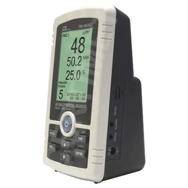4-Contador de partículas PM2.5, medidor de humedad y temperatura LUTRON PM-1063SD_CERTIMET 4-Contador de partículas PM2.5, medidor de humedad y temperatura LUTRON PM-1063SD_CERTIMET