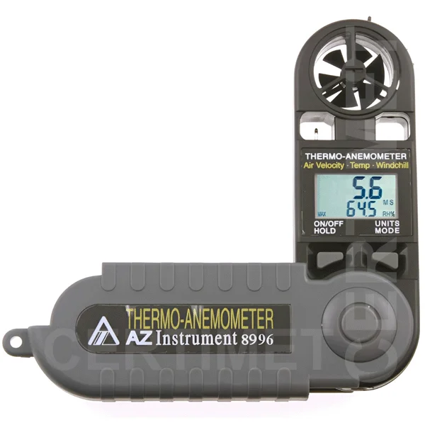 1-Anemómetro de bolsillo, multifunción AZZ INSTRUMENT AZ 8996_CERTIMET 1-Anemómetro de bolsillo, multifunción AZZ INSTRUMENT AZ 8996_CERTIMET