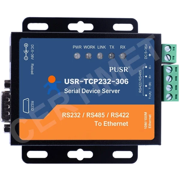 1-Convertidor Ethernet a Serial USR-TCP232-306 PUSR_CERTIMET 1-Convertidor Ethernet a Serial USR-TCP232-306 PUSR_CERTIMET