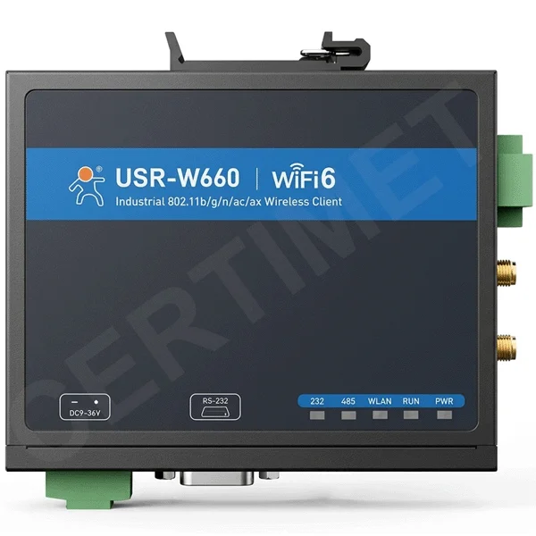 1-Convertidor Serial a WiFi 6 Industrial USR-W660 PUSR_CERTIMET 1-Convertidor Serial a WiFi 6 Industrial USR-W660 PUSR_CERTIMET