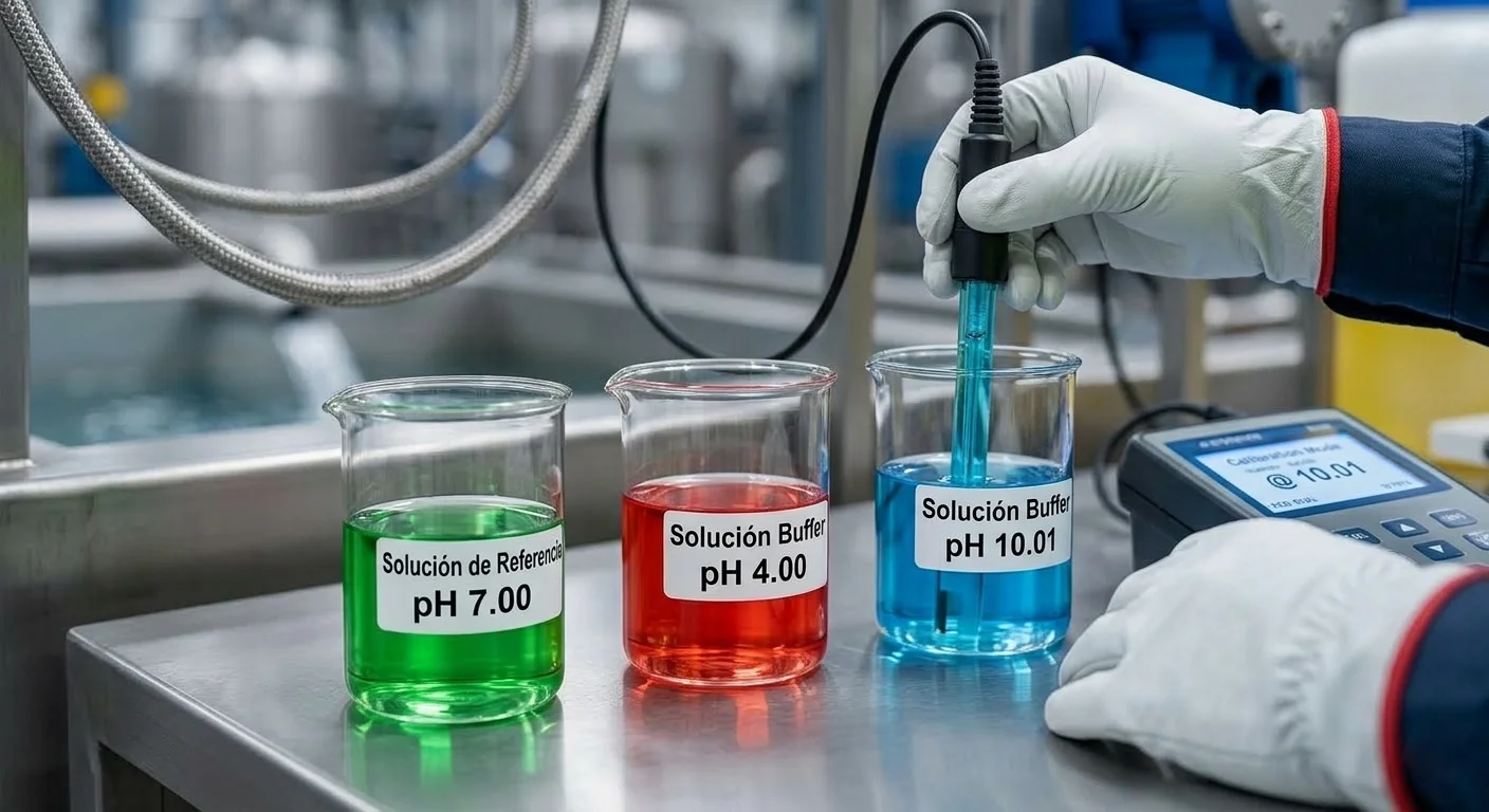 Reguladores de pH para aguas y calibraci&oacute;n de sensores de pH en procesos industriales_calibraci&oacute;n de sensores de pH-peru-CERTIMET