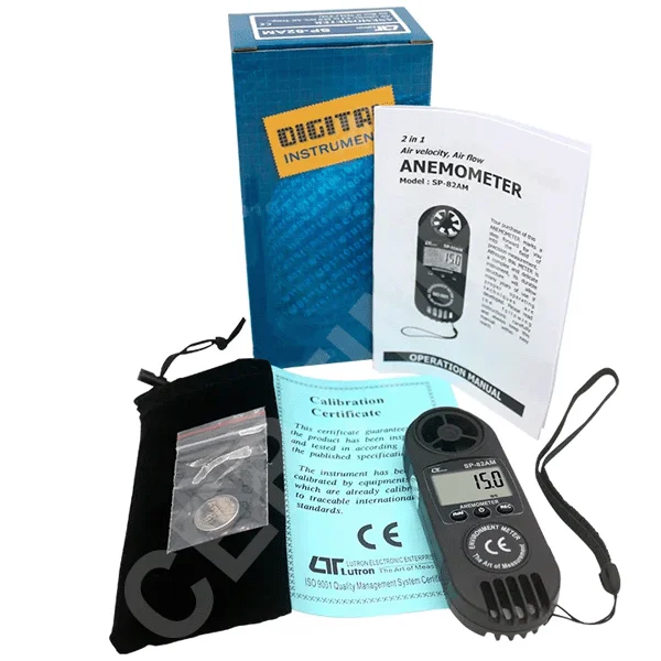 3-Anemómetro de bolsillo, 2 en 1, velocidad y flujo LUTRON SP-82AM_CERTIMET 3-Anemómetro de bolsillo, 2 en 1, velocidad y flujo LUTRON SP-82AM_CERTIMET